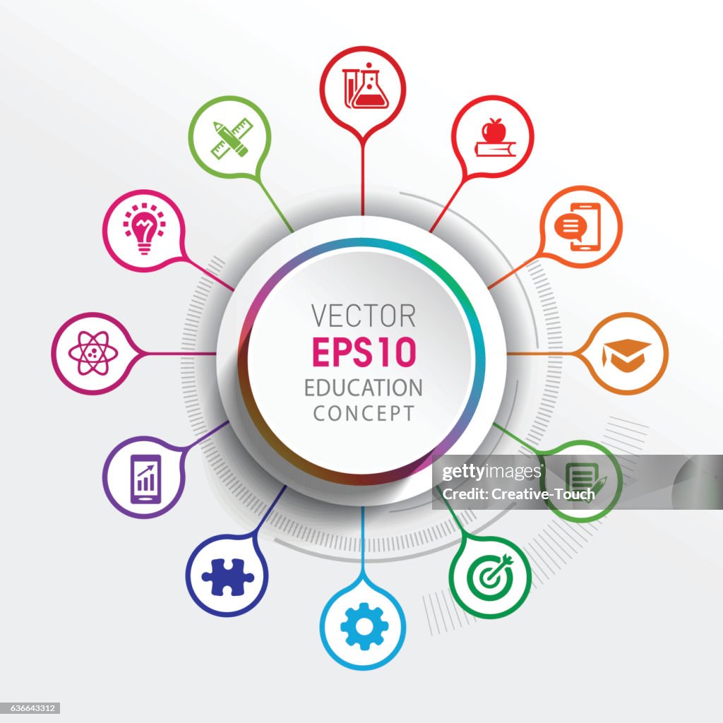 Pinpoint Examples Education Pin Point Network Education Concept High-Res Vector Graphic - Getty Images