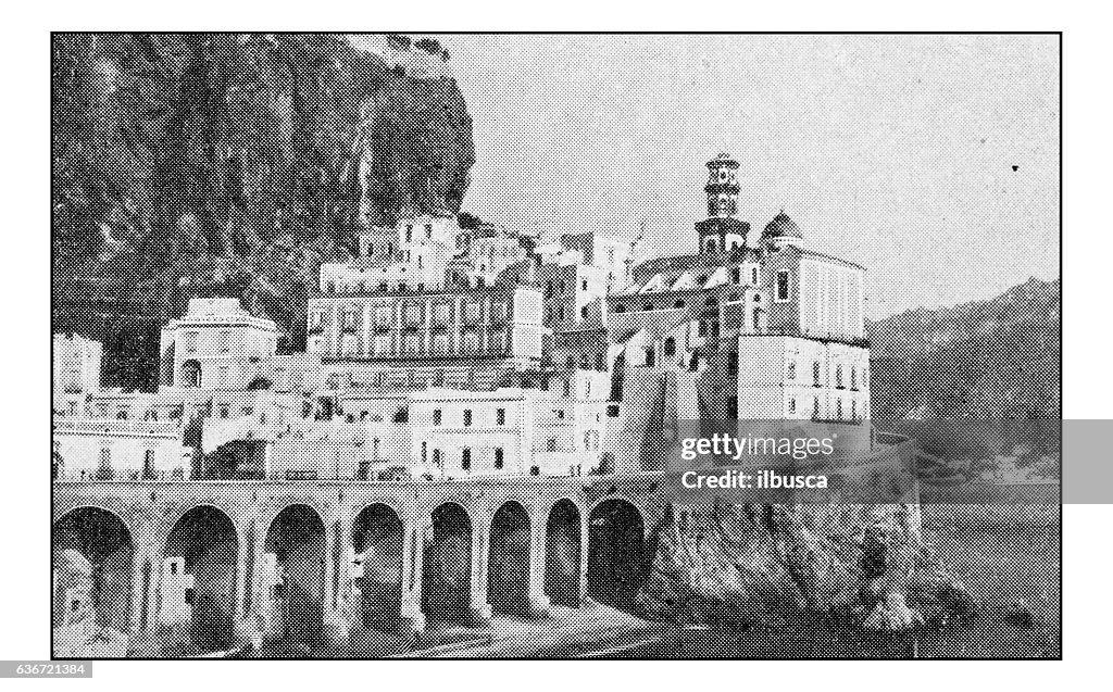 Fotografie antiche a punti d'Italia: Campania, Atrani