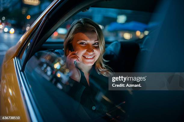 on the way - businesswoman nyc stock pictures, royalty-free photos & images