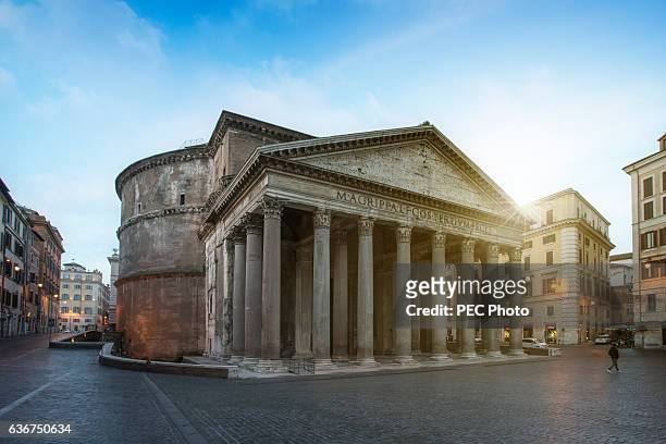 pantheon rome - panthéon photos et images de collection