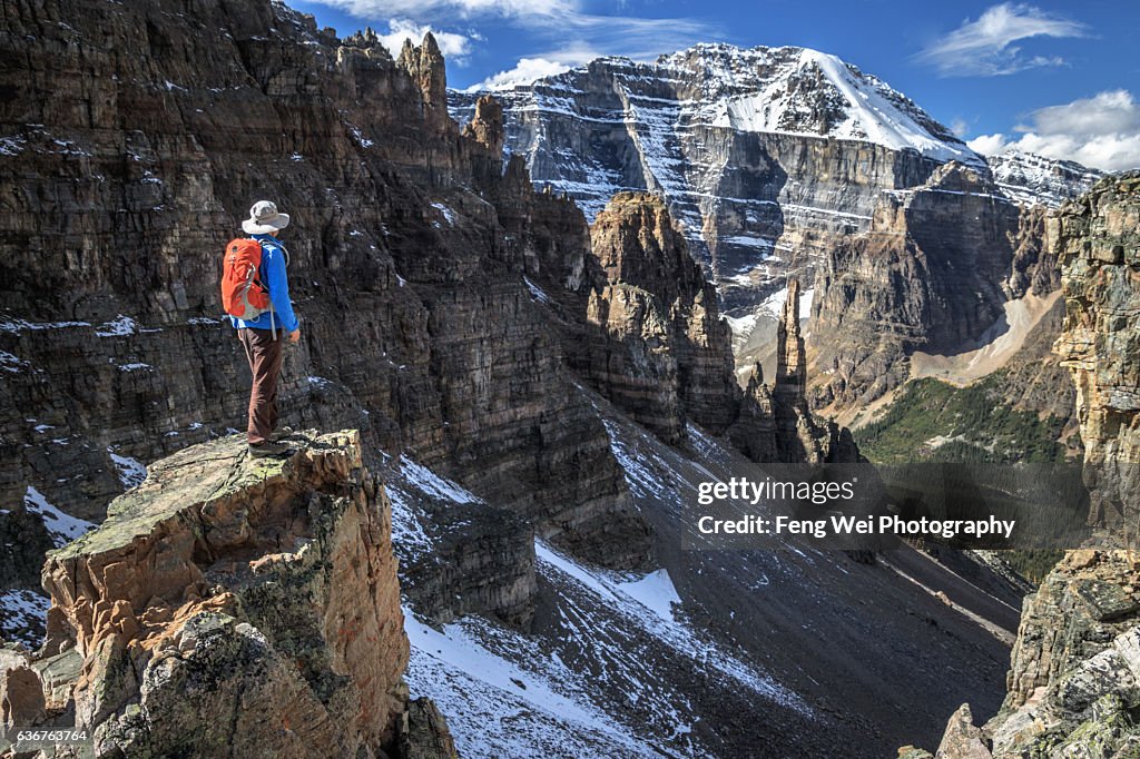 Sentinel Pass Autumn Hike In Rocky Mountains Sentinel Pass Banff National Park ...