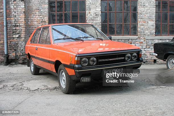 classic fso polonez - smart car factory stock pictures, royalty-free photos & images