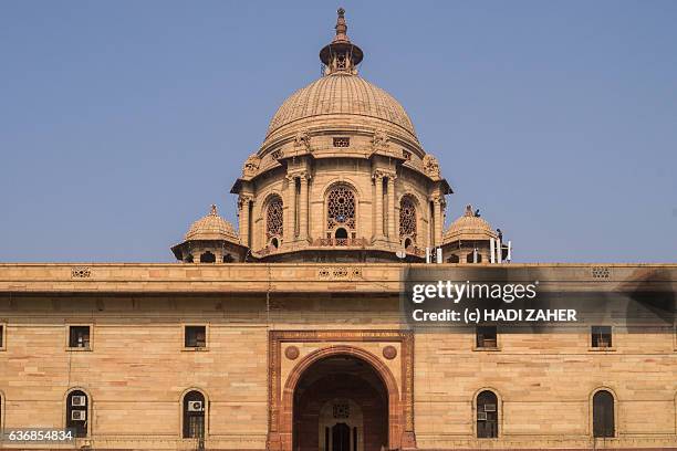 presidential palace | delhi | india - palácio presidencial rashtrapati bhawan imagens e fotografias de stock