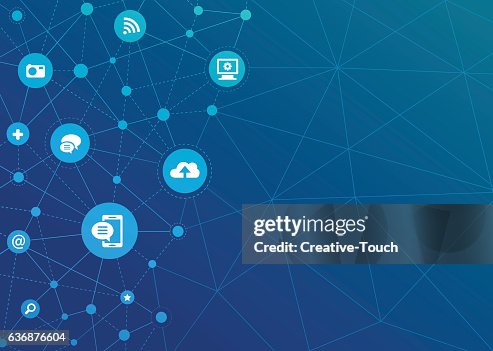 Technologic Network Dots - Communication Technologic Network Dots - Communication