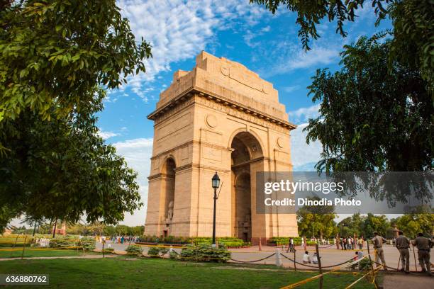 india gate, new delhi, india, asia - porta da índia imagens e fotografias de stock