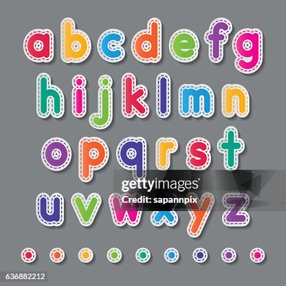 Small Letters Visual Paper Small Letters High-Res Vector Graphic - Getty Images