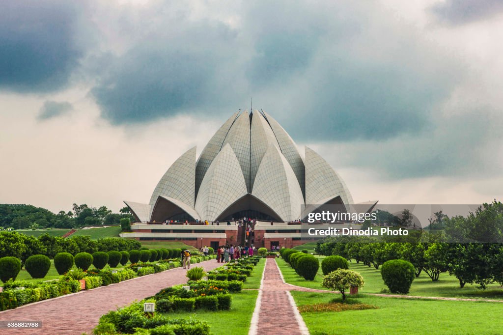 Lotus temple, New Delhi, India, Asia