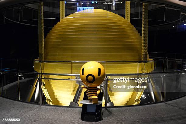 tuned mass damper, taipei 101 skyscraper, taiwan - absorvedor de vibrações imagens e fotografias de stock