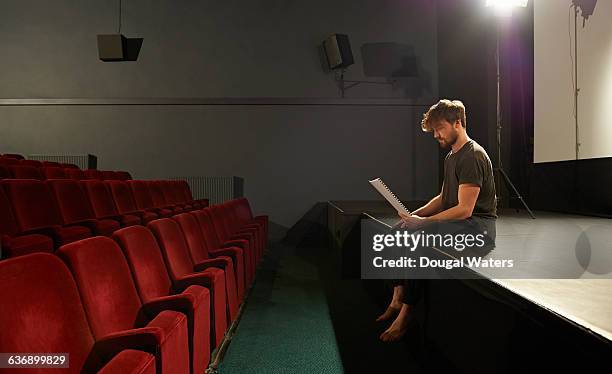 Performer With Script 469 Actor Holding Script Stock Photos, High-Res Pictures, and Images ...