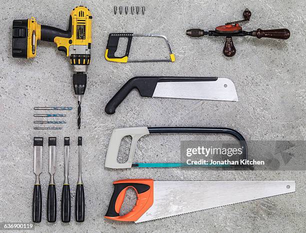 building and maintenance tools 2 - tool set stock pictures, royalty-free photos & images