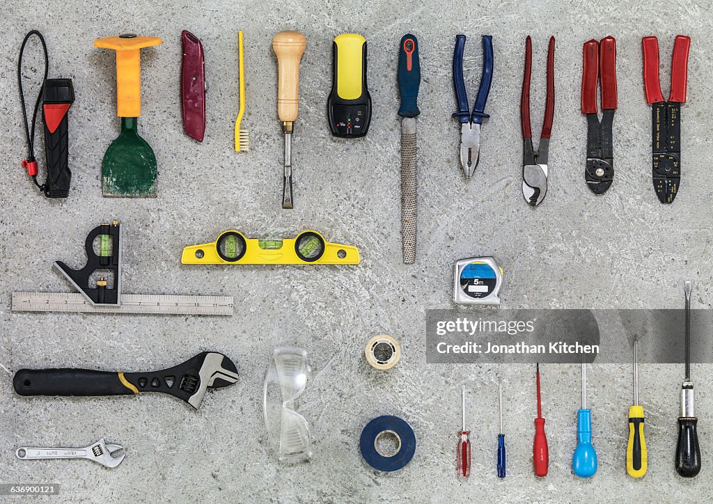 Tools For Maintenance Building And Maintenance Tools 1 High-Res Stock Photo - Getty Images