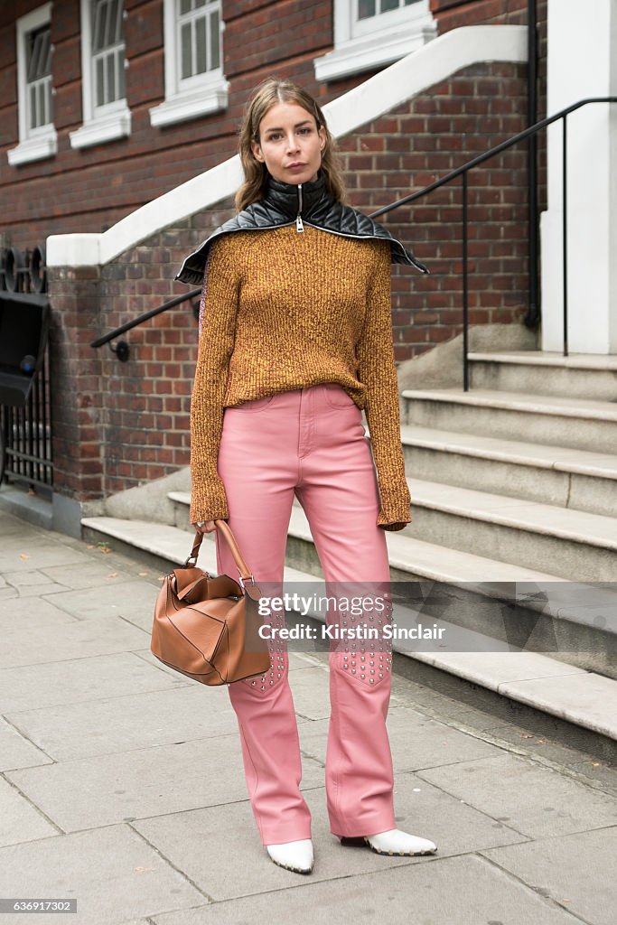 Street Style - Day 2 - London Collections Women SS17