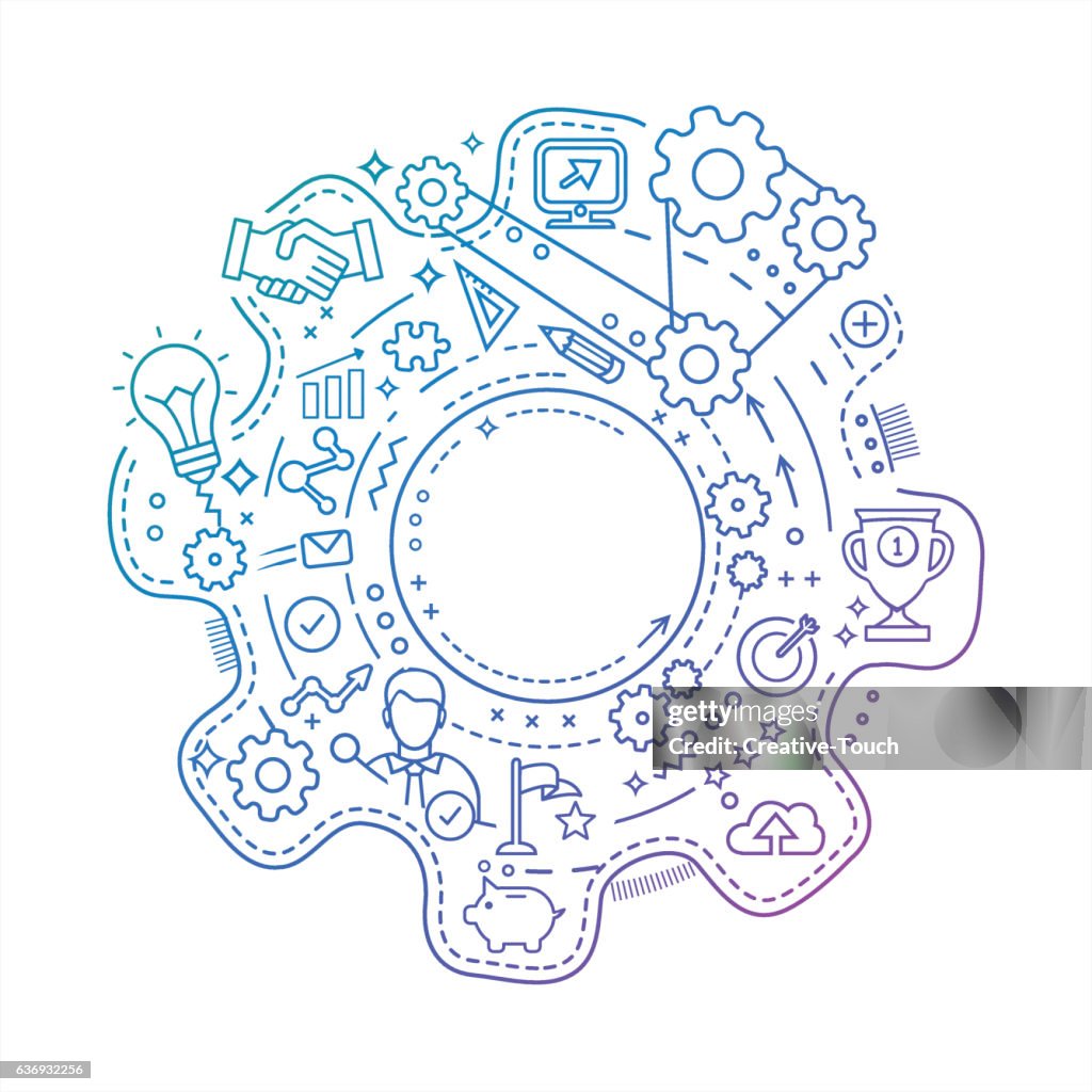 Machine Graphics Work Working Machine High-Res Vector Graphic - Getty Images