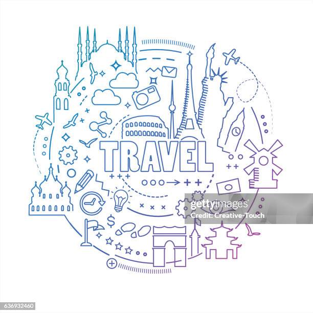 travel - circular staircase stock illustrations