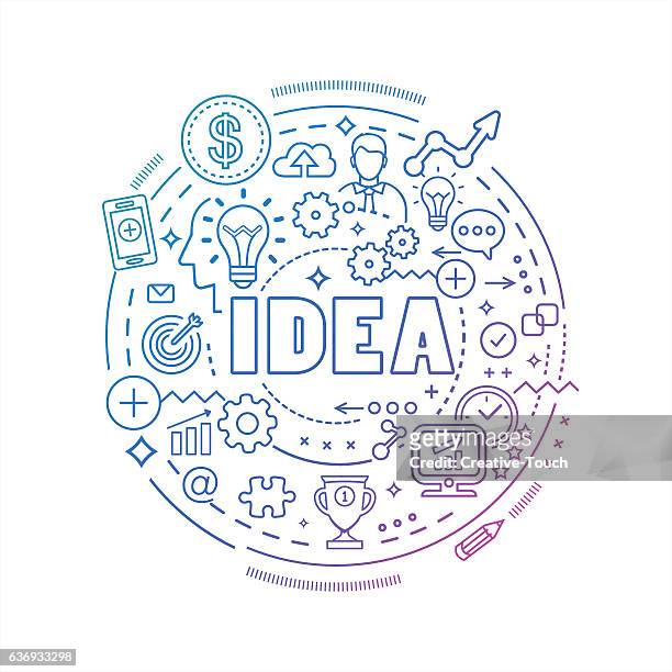 idee  - big idea stock-grafiken, -clipart, -cartoons und -symbole