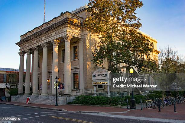 hippodrome theater in downtown gainesville, florida - gainesville florida stock pictures, royalty-free photos & images