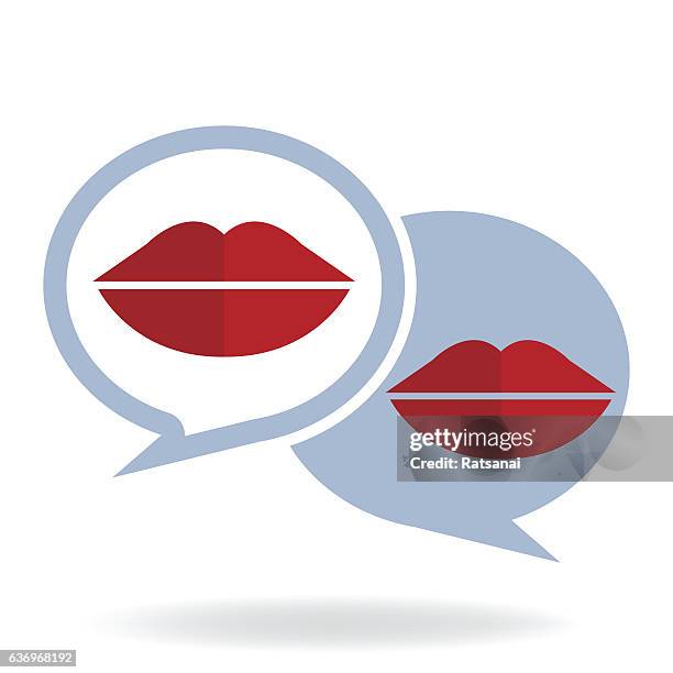 mouth talk - lips talking stock illustrations