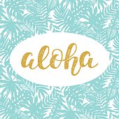 Aloha Summer lettering