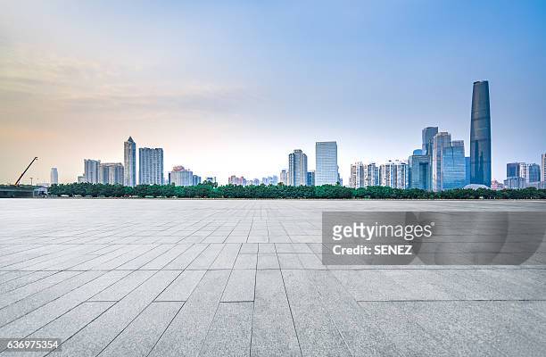 city plaza and financial architecture landmarks - wide stock pictures, royalty-free photos & images