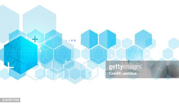 hexa tech - wabenmuster stock-grafiken, -clipart, -cartoons und -symbole
