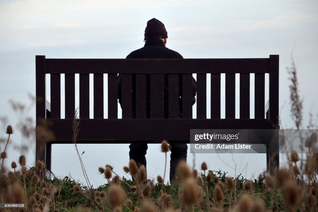 Alone on the bench