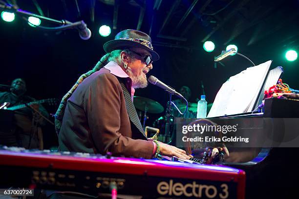 Mac Rebennack aka Dr. John performs for a sold out crowd at Tipitina's on December 27, 2016 in New Orleans, Louisiana.