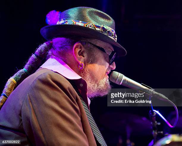 Mac Rebennack aka Dr. John performs for a sold out crowd at Tipitina's on December 27, 2016 in New Orleans, Louisiana.
