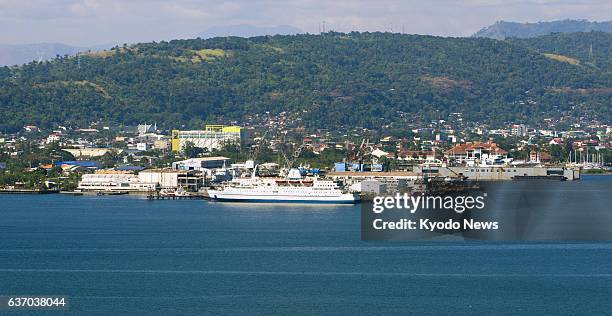 Subic Bay, Philippines - The Subic Bay Freeport Zone in the Philippines where the U.S. Navy used to have a base is seen in this file photo taken in...