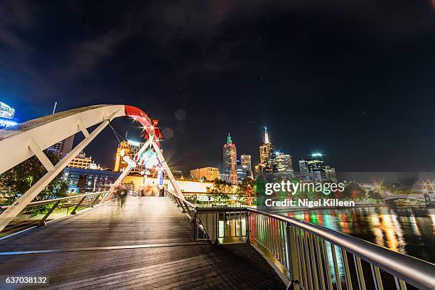 melbourne christmas - melbourne bridge stock pictures, royalty-free photos & images