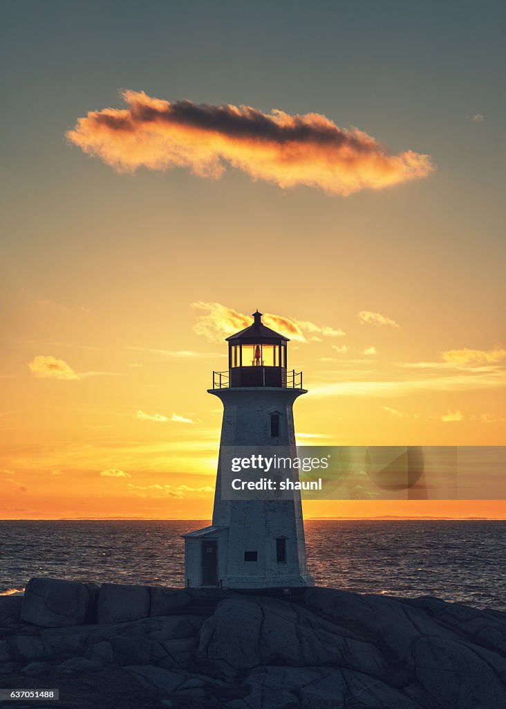 Lone Cloud Lighthouse