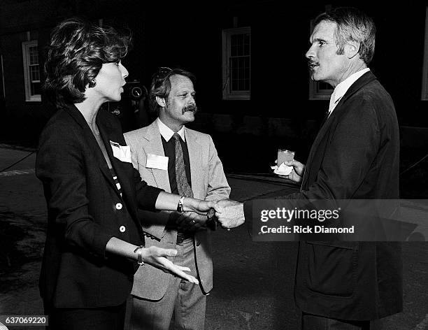 Pam Martin, Dante Stephensen and Ted Turner party on the Techwood Drive home of Turner Broadcast System . The Cable News Network launched this day at...