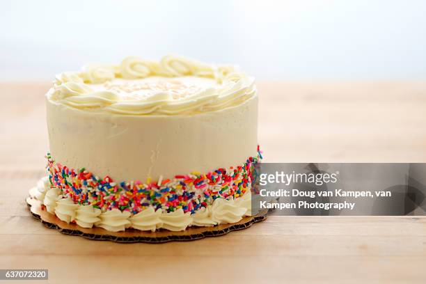 decorated cake - birthday cake stock pictures, royalty-free photos & images