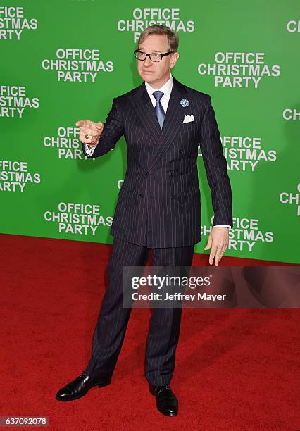 Director Paul Feig arrives at the Premiere Of Paramount Pictures' 'Office Christmas Party' at Regency Village Theatre on December 7, 2016 in...