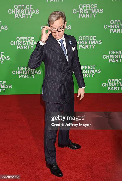 Director Paul Feig arrives at the Premiere Of Paramount Pictures' 'Office Christmas Party' at Regency Village Theatre on December 7, 2016 in...