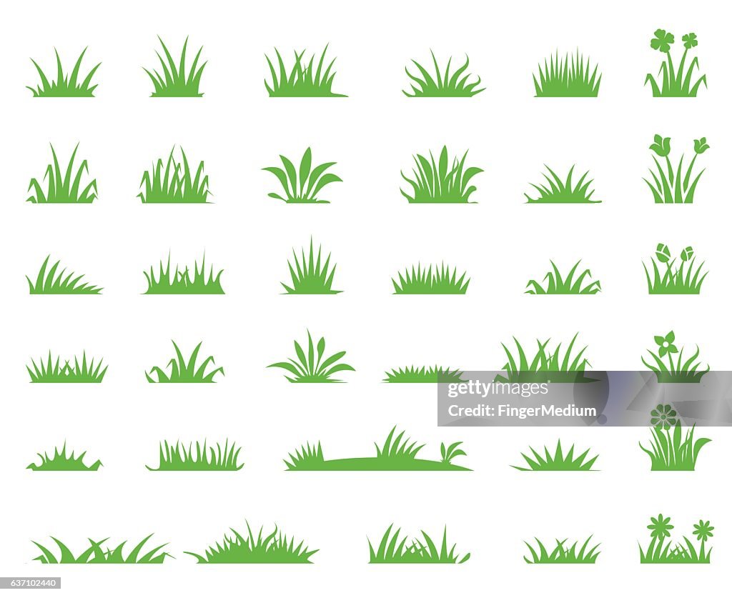 Grass icons