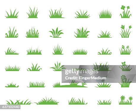 Grass icons Grass icons