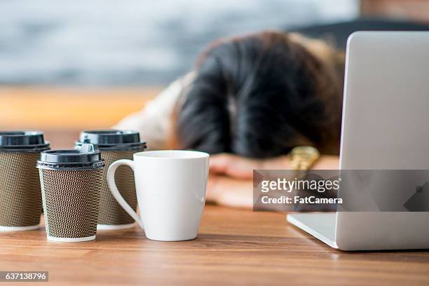 tired entrepreneur - asian sleeping stock pictures, royalty-free photos & images