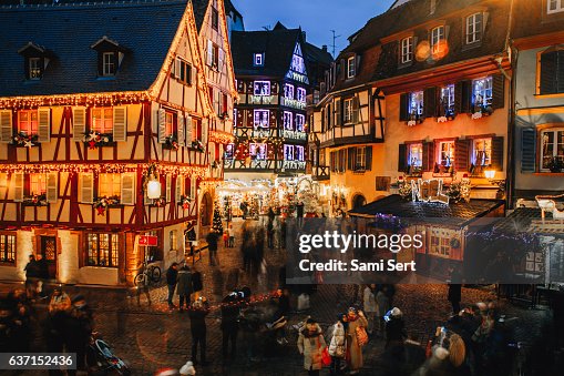 Temps de Noël à Colmar, Alsace, France Temps de Noël à Colmar, Alsace, France