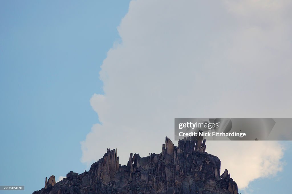 A sub peak of Snowpatch Spire, Bugaboo Provincial Park, British Columbia, Canada