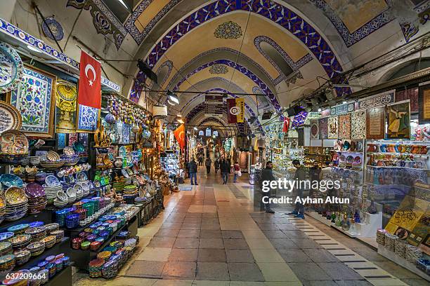 the grand bazaar,istanbul,turkey - istanbul stockfoto's en -beelden