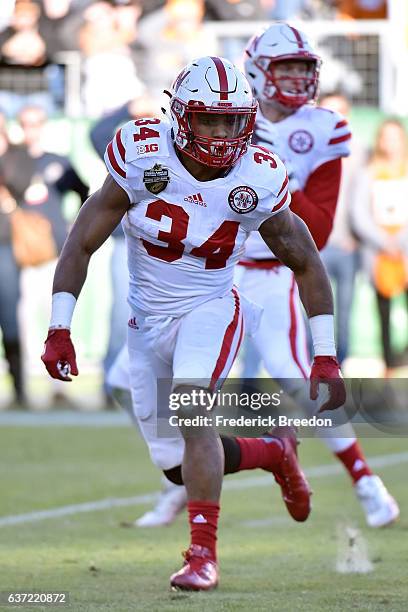 Terrell Newby of the Nebraska Cornhuskers plays against the University of Tennessee Volunteers during the Franklin American Mortgage Music City Bowl...