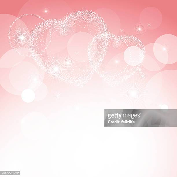 valentine's day background - bokeh love stock illustrations