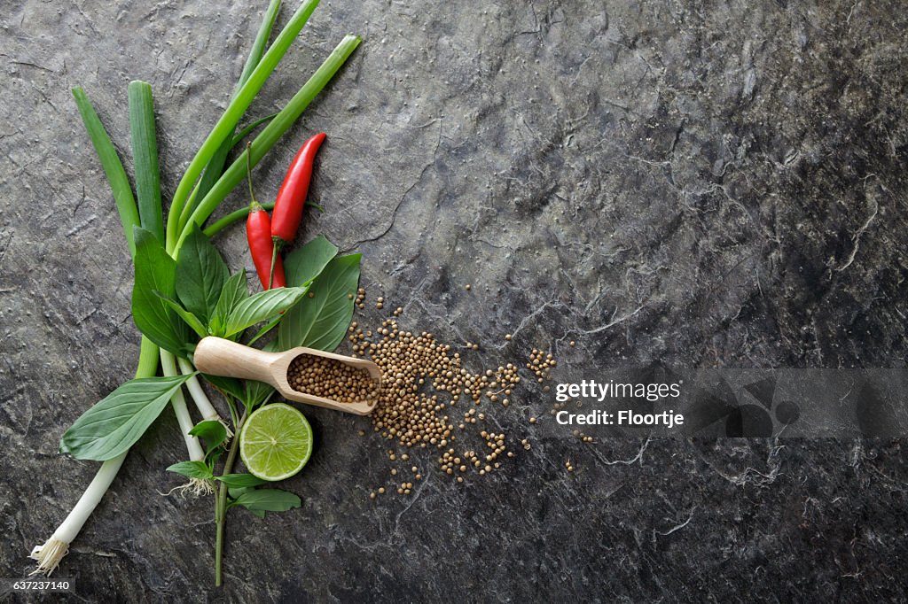 Comida asiática: Ingredientes para cocinar asiáticos Still LIfe