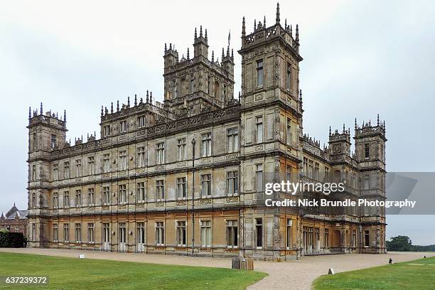 highclere castle, hampshire, united kingdom - bbc natural history stock pictures, royalty-free photos & images