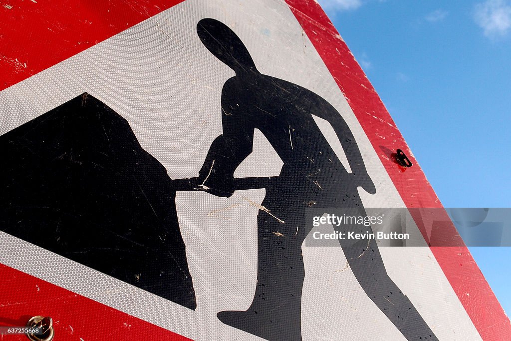 Roadworks Sign