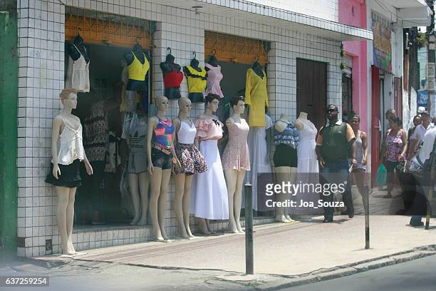 clothing store / manequim / street trade - manequim stockfoto's en -beelden