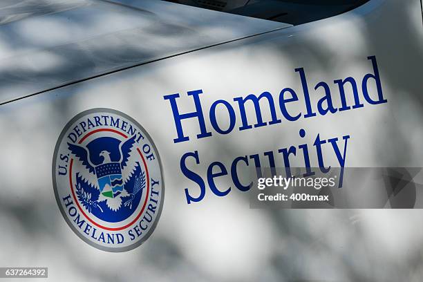 sicurezza nazionale degli stati uniti - department of homeland security foto e immagini stock