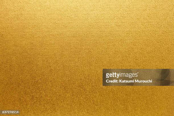 gold paper texture background - gold leaf stock pictures, royalty-free photos & images