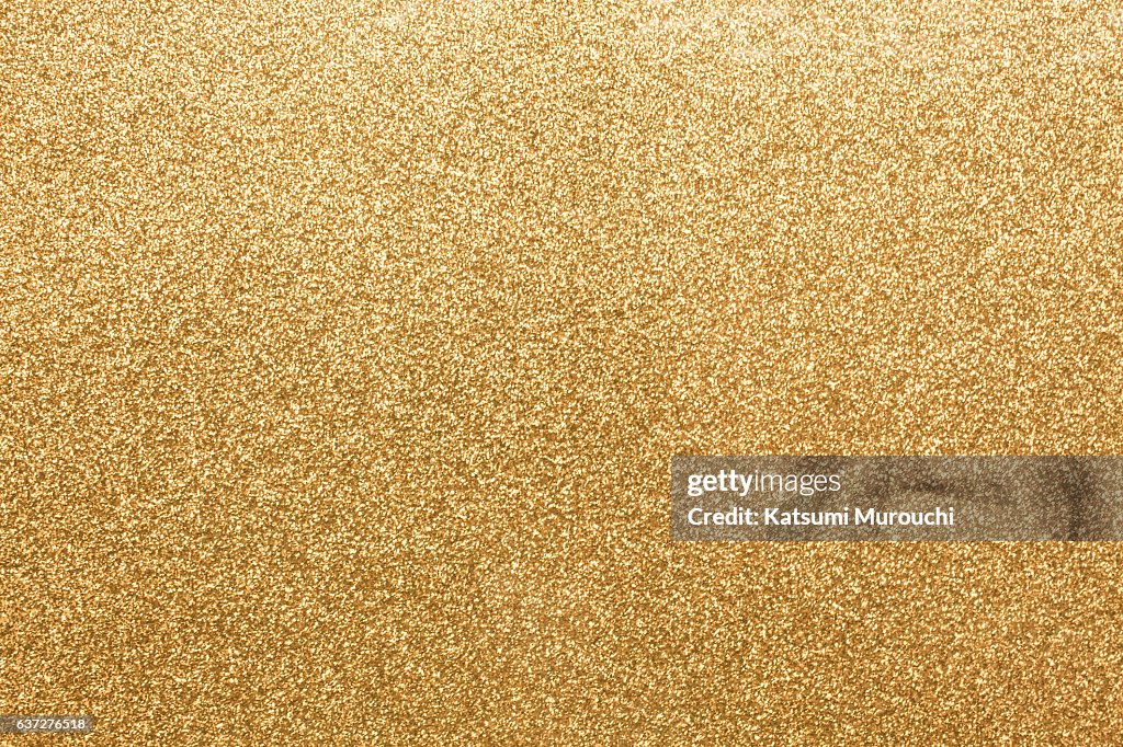 Gold glitter paper texture background