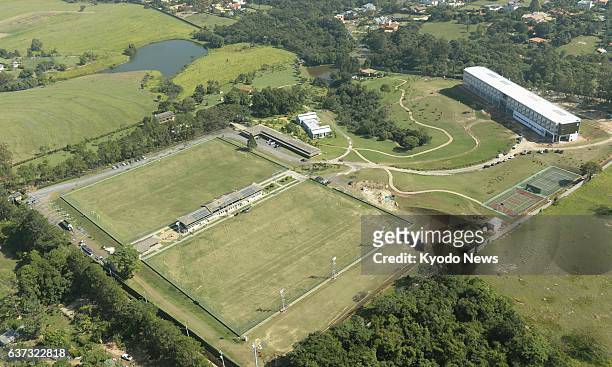 Itu, Brazil - Construction work gears up at the Japanese national soccer team's base camp for the 2014 FIFA World Cup at Spa Sports Resort in Itu,...